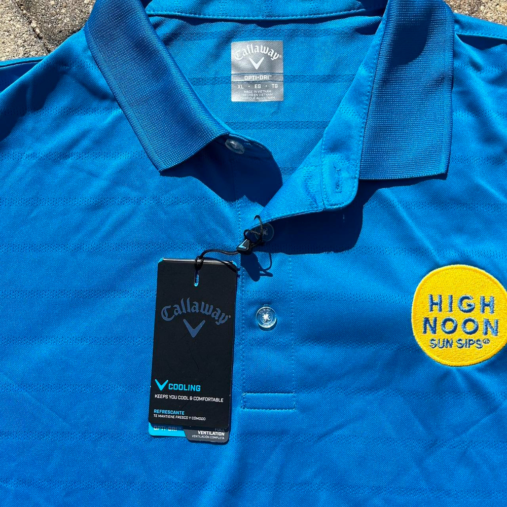 Blue Callaway Golf Polo Shirt